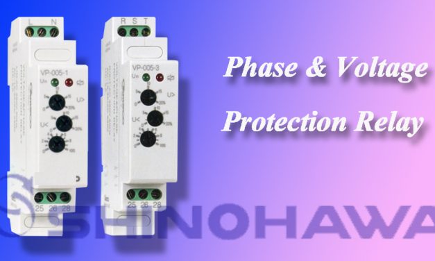 SHINOHAWA : PHASE & VOLTAGE PROTECTION RELAY